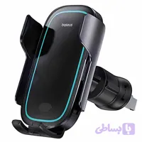 هولدر دریچه کولری و شارژر وایرلس بیسوس Baseus BS-CM023 Milky Way Pro C40357000111-00 توان 15 وات