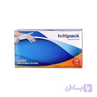 دستکش لاتکس بدون پودر هات بک