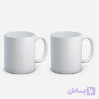 ماگ مدل سرامیکی ساده بسته دو عددی