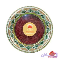 زعفران سوپرنگین 5 مثقال طرح خاتم