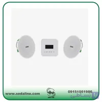 اسپیکر سقفی ام پرو ۲ عدد مدل ۶۱۶ وآمپلی فایر دیواری آدلر مدل Z60H