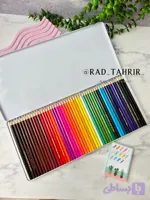 مداد رنگی ۵۰ رنگ با جعبه فلزی مارک best کیفیت عالی