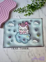 پوشه پونی سایز a4با طرح سه بعدی و از بغل بازشو (کد 0VNGF)