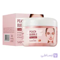 ماسک حبابی خاک رس با عصاره هلو