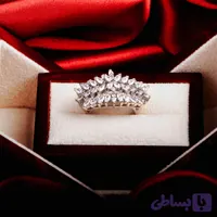 انگشتر نقره خوشه کد j1