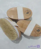 برس خشک بدن با چوب بامبو اصل (ضدسلولیت و لایه بردار پوست مرده)