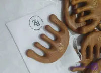 شانه و ماساژور چوبی سر و گردن(دستساز ،همراه با بگ)
