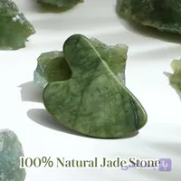 ماساژور سنگ طبیعی گواشا یشم (همراه با بگ)