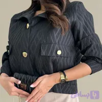 کت ژاکارد زنانه ( کت صدف)