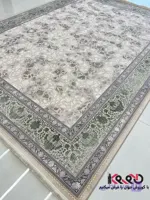 فرش افشان مانا کرم حاشیه ترمه ای 1200 شانه
