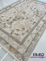 فرش کرم جدید 1200 شانه طرح بهامین