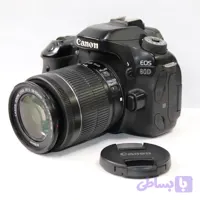 دوربین عکاسی کانن مدل 80D با لنز 18.55 STM (استوک)