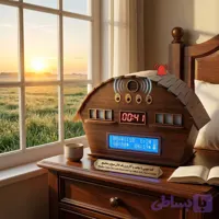 ساعت با زنگ اذان صبح و آلارم و اوقات شرعی