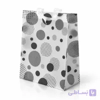 پاکت خارجی طلقی مات بزرگ مشکی بسته 12عددی