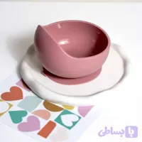 کاسه سیلیکونی صورتی