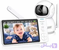 مانیتور کودک BURNNOVE با دوربین بدون وای فای، 5 اینچ IPS 720P، دید در شب