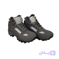 نیم بوت مدل پاما رنگ طوسی (کد JX9J2)
