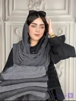 شال شنی دور دالبور طرح پلنگی
