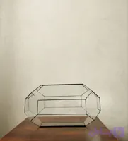 شیشه تراریوم مدل استوانه چند وجهی(فروشگاه گیلاریوم)
