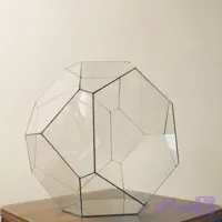 شیشه تراریوم مدل توپی متقارن(فروشگاه گیلاریوم)