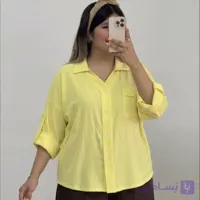 شومیز مانتویی یقه هفت