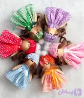💚🧡❤️عروسک روسی آویزی 16سانتی بهارک(ارسال رایگان)🩷🩵💜