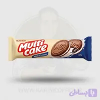 بیسکویت کرم‌دار شیری مولتی کیک Multi Cake برند Roshen روشن – وزن ۱۸۰ گرم