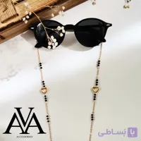 بندعینک قلب طلایی