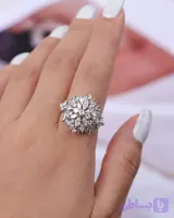 انگشتر نقره زنانه شینا
