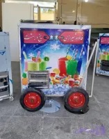 دستگاه فالوده و یخ دربهشت ۶۰لیتری با میزکارو گاری