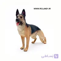 فیگور سگ ژرمن شپرد کپی طرح اورجینالGERMAN SHEPERD TOY