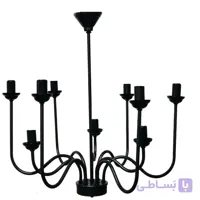 لوستر 9 شعله مدل رخشا