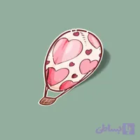 استیکر بالن عشق