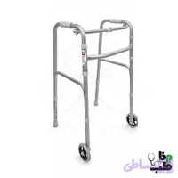 واکر تاشو چرخ دار گالوانیزه جی تی اس (JTS)