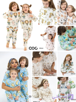 ست راحتی بلوز شلوار مادر تا فرزند COCO دخترانه و پسرانه 966