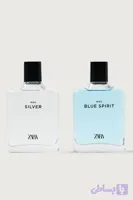 ادکلن اورجینال برند Zara مدل man silver & blue spirit