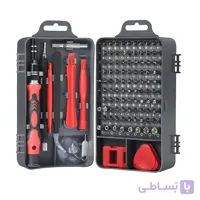 پیچ گوشتی ست 115تیکه طوسی مدل EAG-0115A(کیفیت بالا)