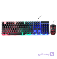 کیبورد و ماوس سیم دار UCTECH RGB یوسی تک مدل 2070G