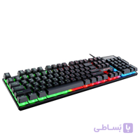 کیبورد سیم دار گیمینگ شبه مکانیکال ELEVEN ایلون مدل GK101