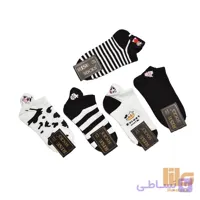 جوراب سه پاشنه فانتزی طرح cow