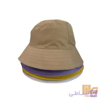 کلاه باکت کتان 2 رو رنگی