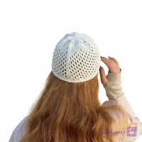 کلاه لئونی مکرومه