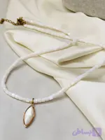 گردنبند صدف طبیعی و آویز