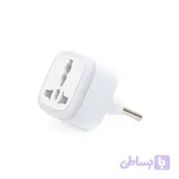 تبدیل دو به سه یا مبدل دو شاخه برق مخصوص شارژر موبایل