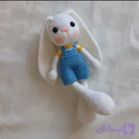 عروسک بافتنی خرگوش (پسرونه)