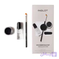 کیت براش و خط چشم ژله ای و قطره دورالاین اینگلوت Inglot مدل Eye Essentials Set