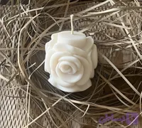 شمع استوانه رز