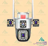 دوربین مدار بسته ۱۲ مگاپیکسل سیمکارتی ۴ لنزه دید در شب رنگی