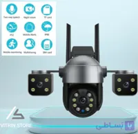 دوربین مینی اسپیددام سیمکارتی سه لنز 12 مگاپیکسل پهپادی
