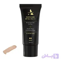 کرم ضد آفتاب رنگی اورلین با کاور کرم‌پودری (SPF 50) رنگ لایت (روشن) - فاقد چربی